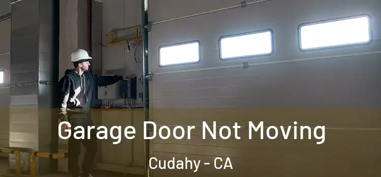  Garage Door Not Moving Cudahy - CA
