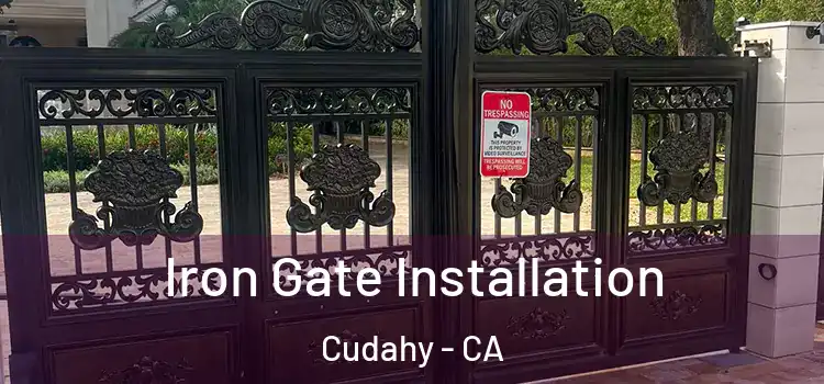  Iron Gate Installation Cudahy - CA